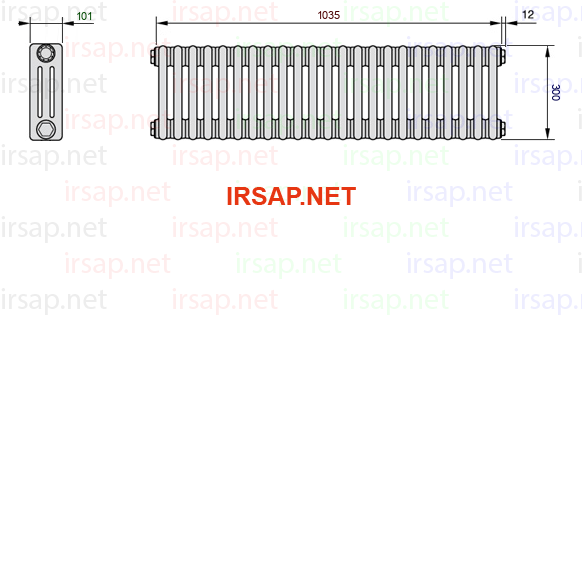 Радиатор IRSAP Tesi 30300/23 T12 CL 01